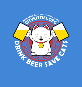 Drink Beer, Save Cats.  Beer.  Food.  Cats.  Friday June 5th, 2015.  